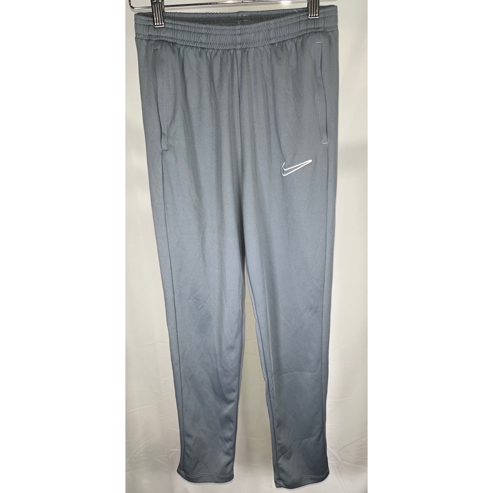 Nike Dri-FIT Track Pants Gray Zipper Pockets Ankle Zip Athletic Joggers XL